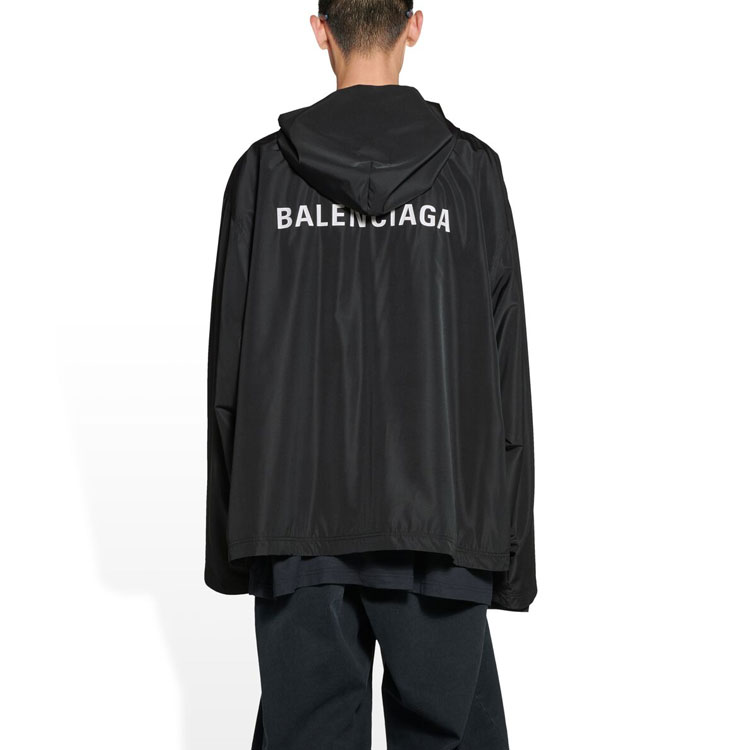 Balenciaga Tracksuit FW22 Logo Print Hooded Jacket Unisex Black. 725275TYD361000 圖 5