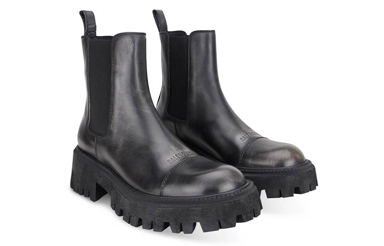 Lookbook Bottes Balenciaga Tractor Chelsea ''Noir'' 670988WBCP11000