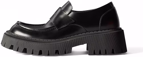 Balenciaga Tractor Loafer Shoes 'Black Smooth Calfskin' 760433WA8E91000 Balenciaga Tractor Loafer Shoes 'Black Smooth Calfskin' 760433WA8E91000