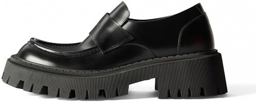 Balenciaga Tractor Loafer Shoes 'Black Smooth Calfskin' 760433WA8E91000 Balenciaga Tractor Loafer Shoes 'Black Smooth Calfskin' 760433WA8E91000