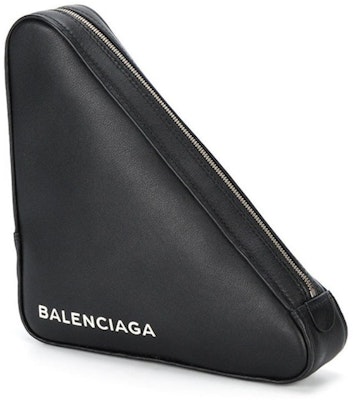 Balenciaga Triangle Clutch Medium Black Buy Balenciaga Triangle Clutch Medium Black