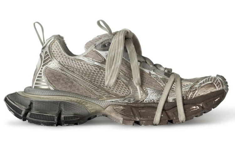 Order Balenciaga巴黎世家 3XL 網布 系帶 做舊 低幫 老爹鞋 男款 米色 泥染