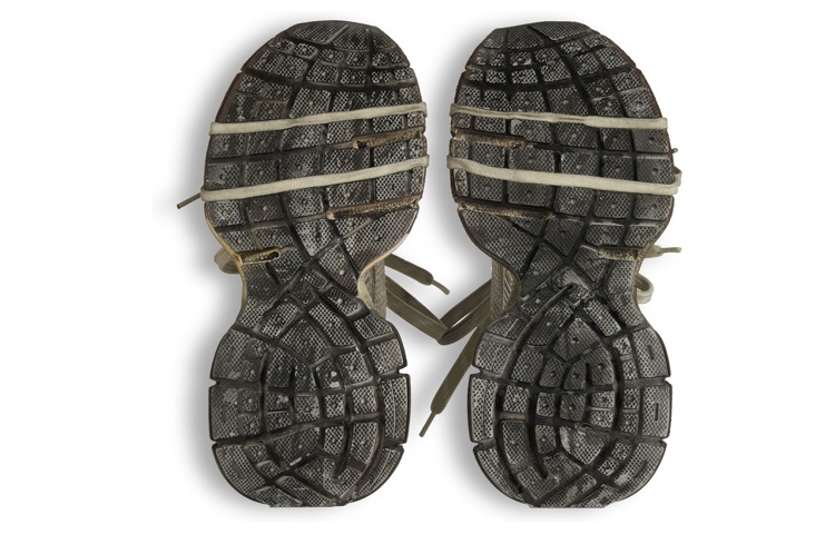 Sizing Balenciaga巴黎世家 3XL 網布 系帶 做舊 低幫 老爹鞋 男款 米色 泥染