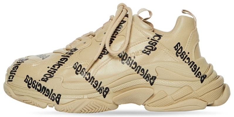 Balenciaga Triple S Logotype 'Beige' 536737W2FAB9710 Buy Balenciaga Triple S Logotype 'Beige' 536737W2FAB9710