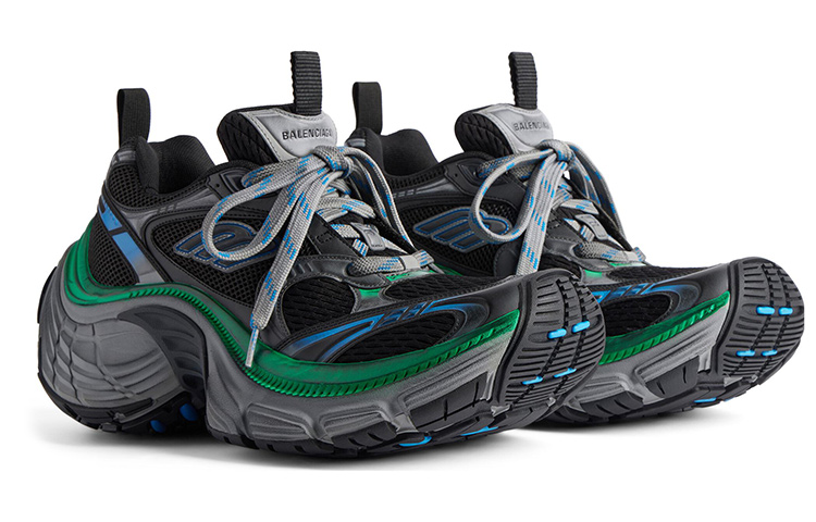 Balenciaga Triple S 'Black Grey Blue' 圖 3