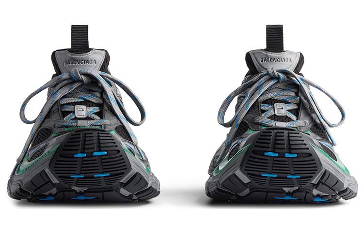 Balenciaga Triple S 'Black Grey Blue' 圖 5