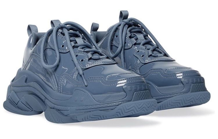 Lookbook Balenciaga Triple S Sneakers 'Biru Glossy' 734954W2PAA4000