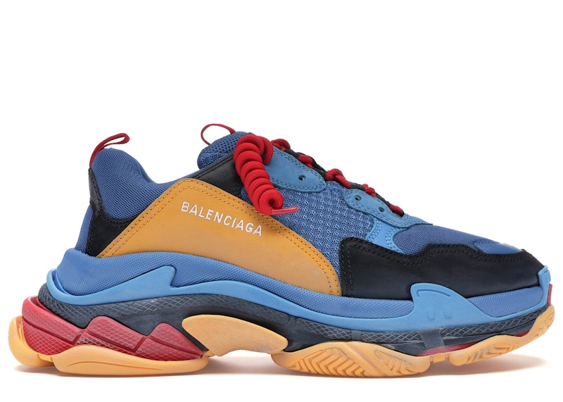 Buy Balenciaga Triple S ''Blauw Oranje'' 533881 W09OB 4389