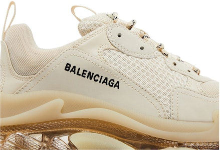 巴黎世家 Triple S 透明鞋底 - 米白色 541624 W2FB1 9005 Order 巴黎世家 Triple S 透明鞋底 - 米白色 541624 W2FB1 9005