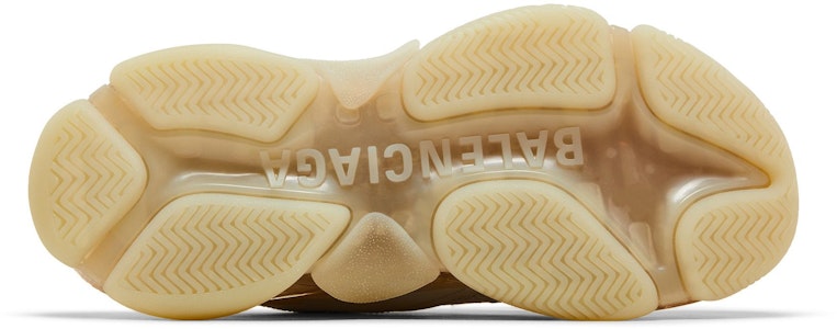 巴黎世家 Triple S 透明鞋底 - 米白色 541624 W2FB1 9005 Shop 巴黎世家 Triple S 透明鞋底 - 米白色 541624 W2FB1 9005