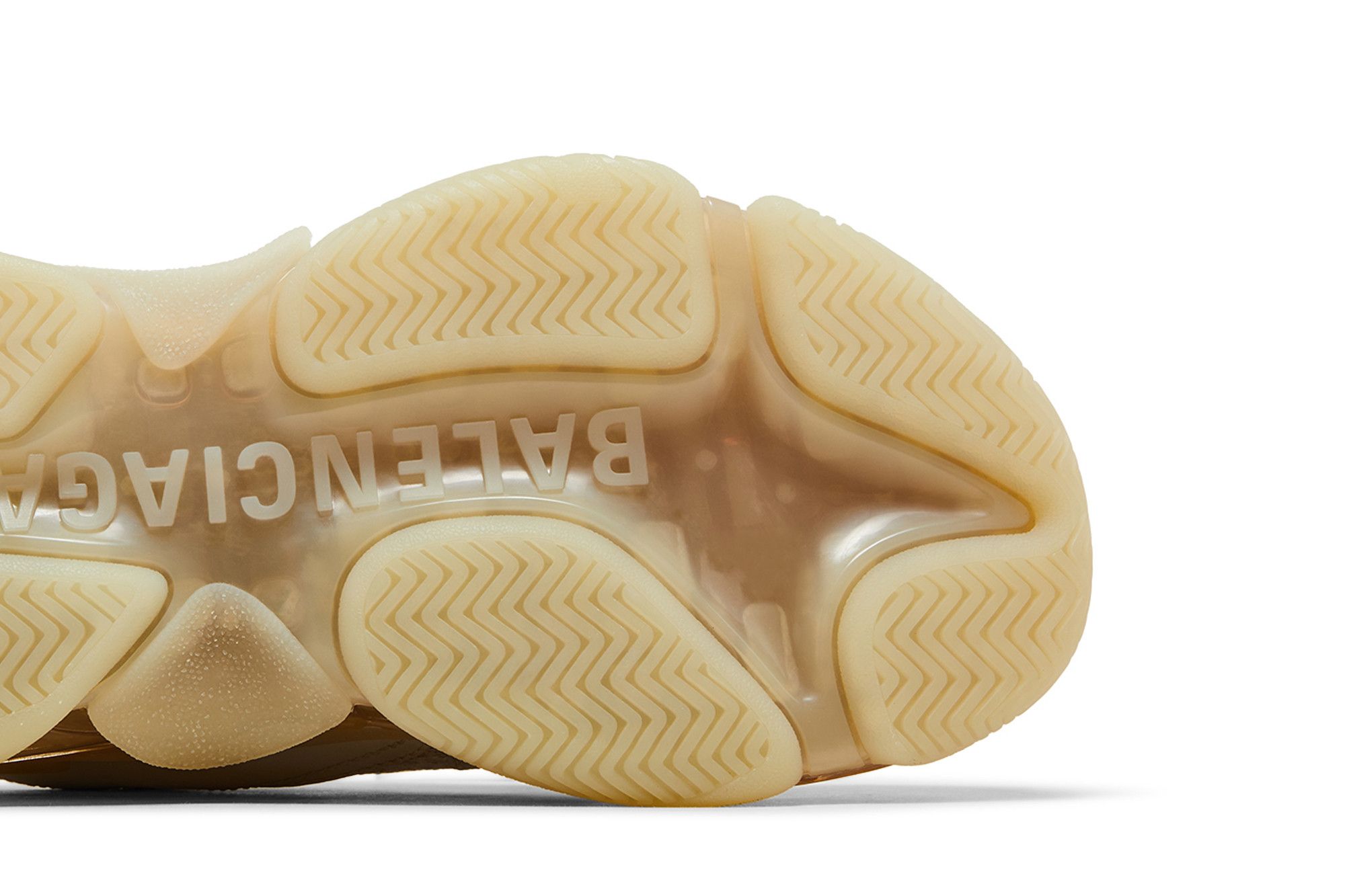 Purchase 巴黎世家 Triple S 透明鞋底 - 米白色 541624 W2FB1 9005