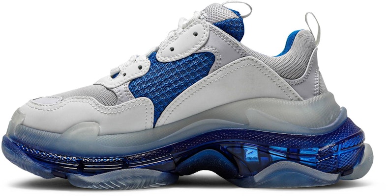 (Women) Balenciaga Triple S 'Clear Sole - White Blue' 544351-W09ON-9169 Lookbook (Women) Balenciaga Triple S 'Clear Sole - White Blue' 544351-W09ON-9169
