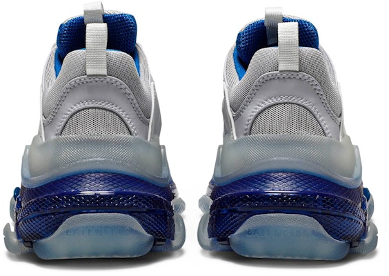(Women) Balenciaga Triple S 'Clear Sole - White Blue' 544351-W09ON-9169 Details for (Women) Balenciaga Triple S 'Clear Sole - White Blue' 544351-W09ON-9169