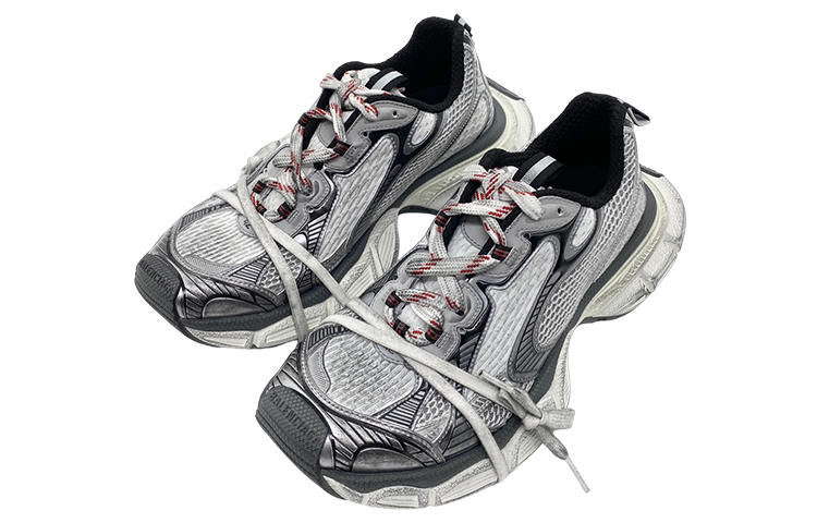 Lookbook Balenciaga Triple S 'Abu-abu Usang' 734734W3XL51219