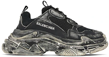 Balenciaga Triple S 'Faded Black' 536737W3CN31000 Balenciaga Triple S 'Faded Black' 536737W3CN31000