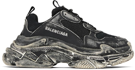 Balenciaga Triple S 'Hitam Pudar' 536737W3CN31000 Buy Balenciaga Triple S 'Hitam Pudar' 536737W3CN31000