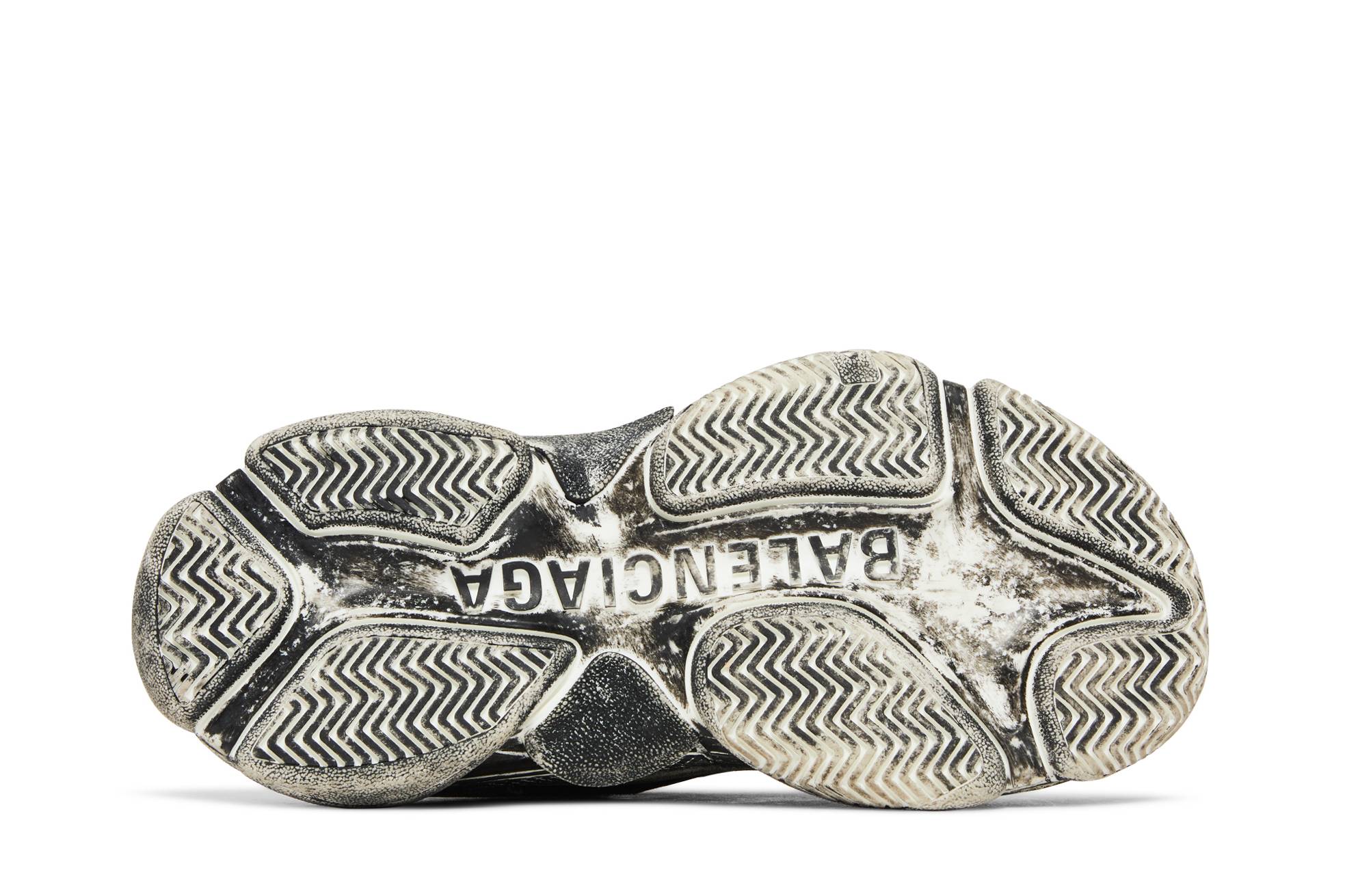 Shop Balenciaga Triple S 'Hitam Pudar' 536737W3CN31000