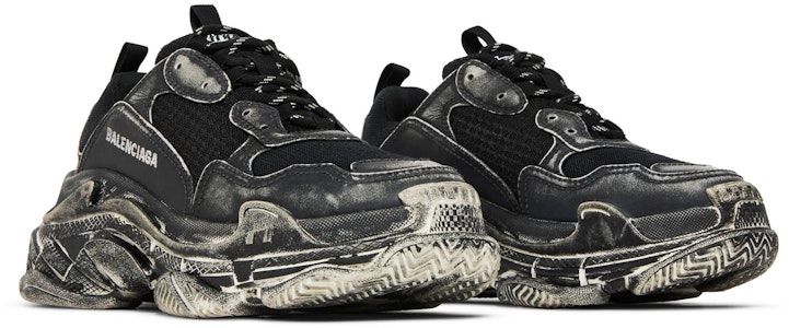 Balenciaga Triple S 'Hitam Pudar' 536737W3CN31000 Cheap Balenciaga Triple S 'Hitam Pudar' 536737W3CN31000