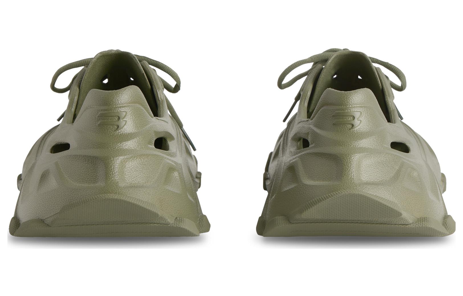 Balenciaga HD Lace Up Cut Out Sneakers 'Olive Green' 圖 5