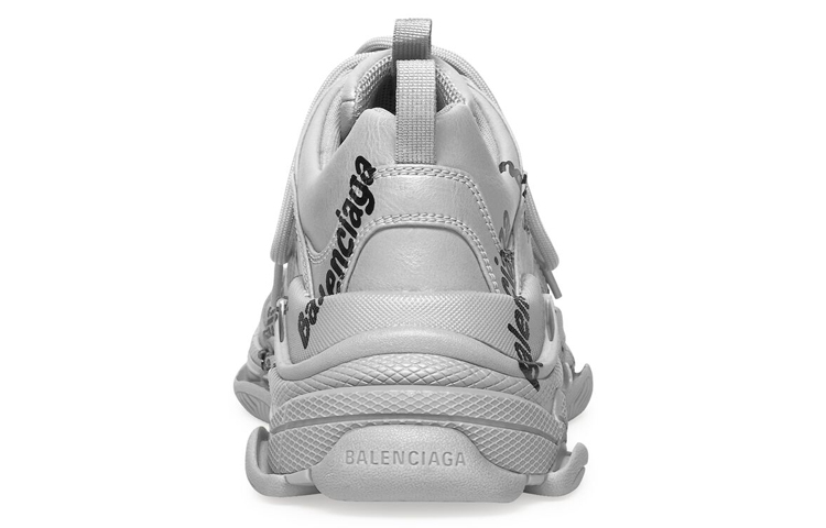 Balenciaga Triple S 'Grey Black Lace Print' 圖 6