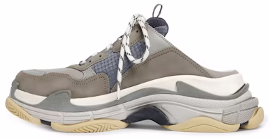 Balenciaga Triple S Mules 'Grey Blue Double Foam and Mesh' 755687W3SM11259 Balenciaga Triple S Mules 'Grey Blue Double Foam and Mesh' 755687W3SM11259