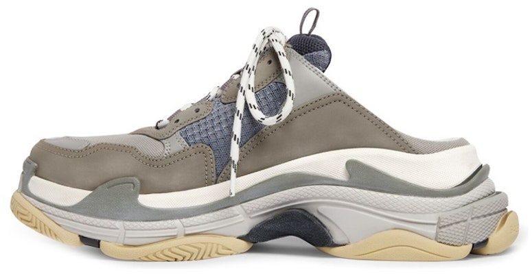Balenciaga Triple S Mules 'Gris Azul Doble Espuma y Malla' 755687W3SM11259 Buy Balenciaga Triple S Mules 'Gris Azul Doble Espuma y Malla' 755687W3SM11259