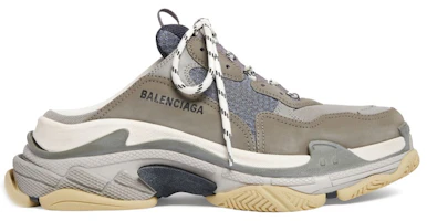 Order Balenciaga Triple S Mules 'Grey Blue Double Foam and Mesh' 755687W3SM11259