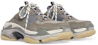 Lookbook Balenciaga Triple S Mules 'Gris Azul Doble Espuma y Malla' 755687W3SM11259