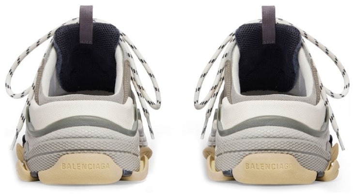 Balenciaga Triple S Mules 'Gris Azul Doble Espuma y Malla' 755687W3SM11259 Details for Balenciaga Triple S Mules 'Gris Azul Doble Espuma y Malla' 755687W3SM11259