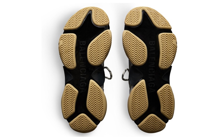 Sizing 巴黎世家Triple S拖鞋'灰蓝双层泡沫和网布' 755687W3SM11259