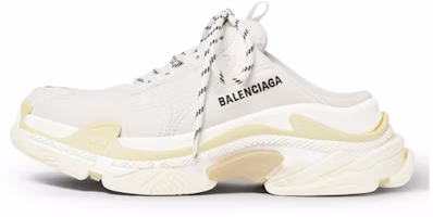 Balenciaga Triple S Mule 'White' 755687W3SM29097 Balenciaga Triple S Mule 'White' 755687W3SM29097