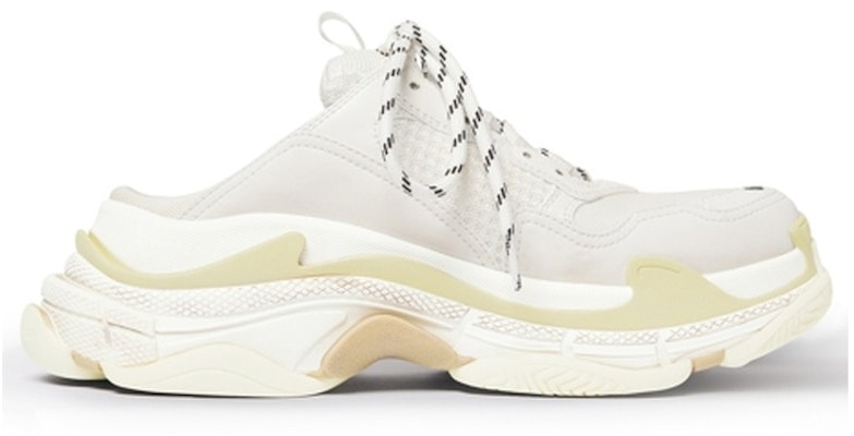 Balenciaga Triple S Mule 'White' 755687W3SM29097 Order Balenciaga Triple S Mule 'White' 755687W3SM29097