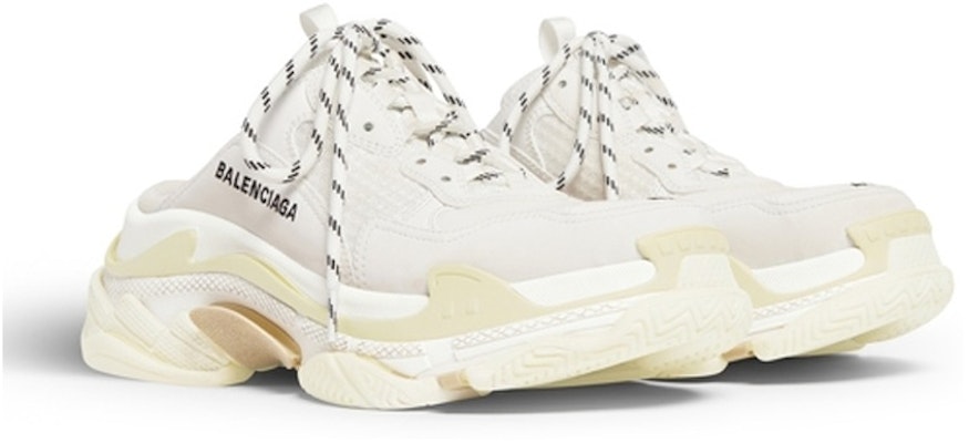 Balenciaga Triple S Mule 'White' 755687W3SM29097 Lookbook Balenciaga Triple S Mule 'White' 755687W3SM29097
