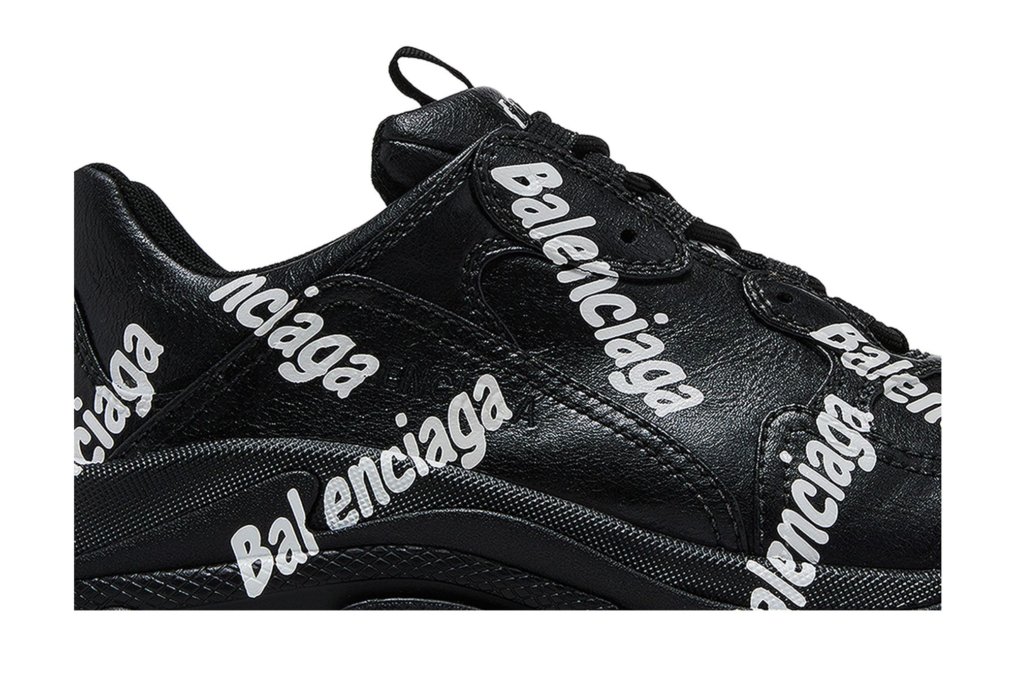 Order Balenciaga Triple S 'Logotype - Black' 536737-W2FAB-1090