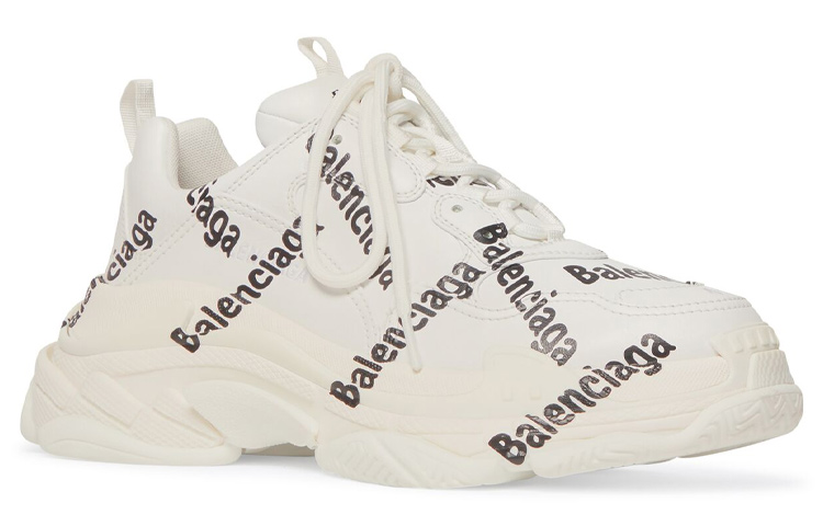 Lookbook Balenciaga Triple S 'Logotipo - Blanco' 536737-W2FAB-9010