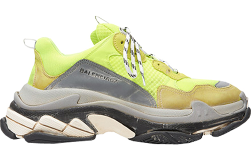Balenciaga Triple S 'Neon Yellow' 圖 3