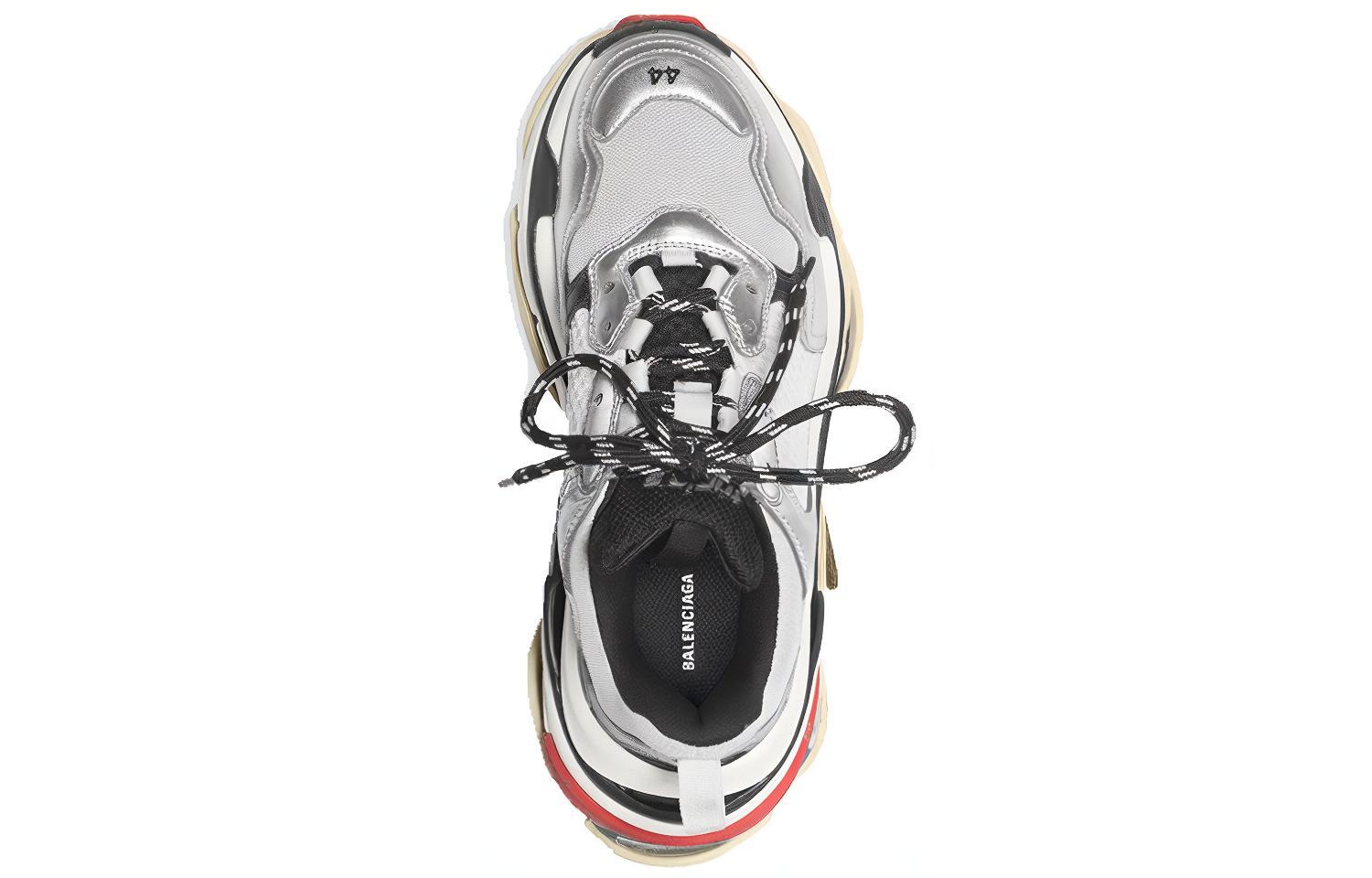 Balenciaga Triple S 'Red Silver White' 2019 圖 3