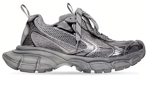 Balenciaga巴黎世家 3XL 網布 繫帶 做舊 時尚 低筒 老爹鞋 男款 銀灰 Order Balenciaga巴黎世家 3XL 網布 繫帶 做舊 時尚 低筒 老爹鞋 男款 銀灰