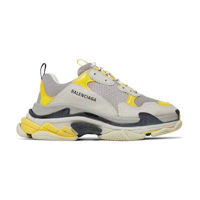 Balenciaga Triple S 'Yellow Grey' 2019