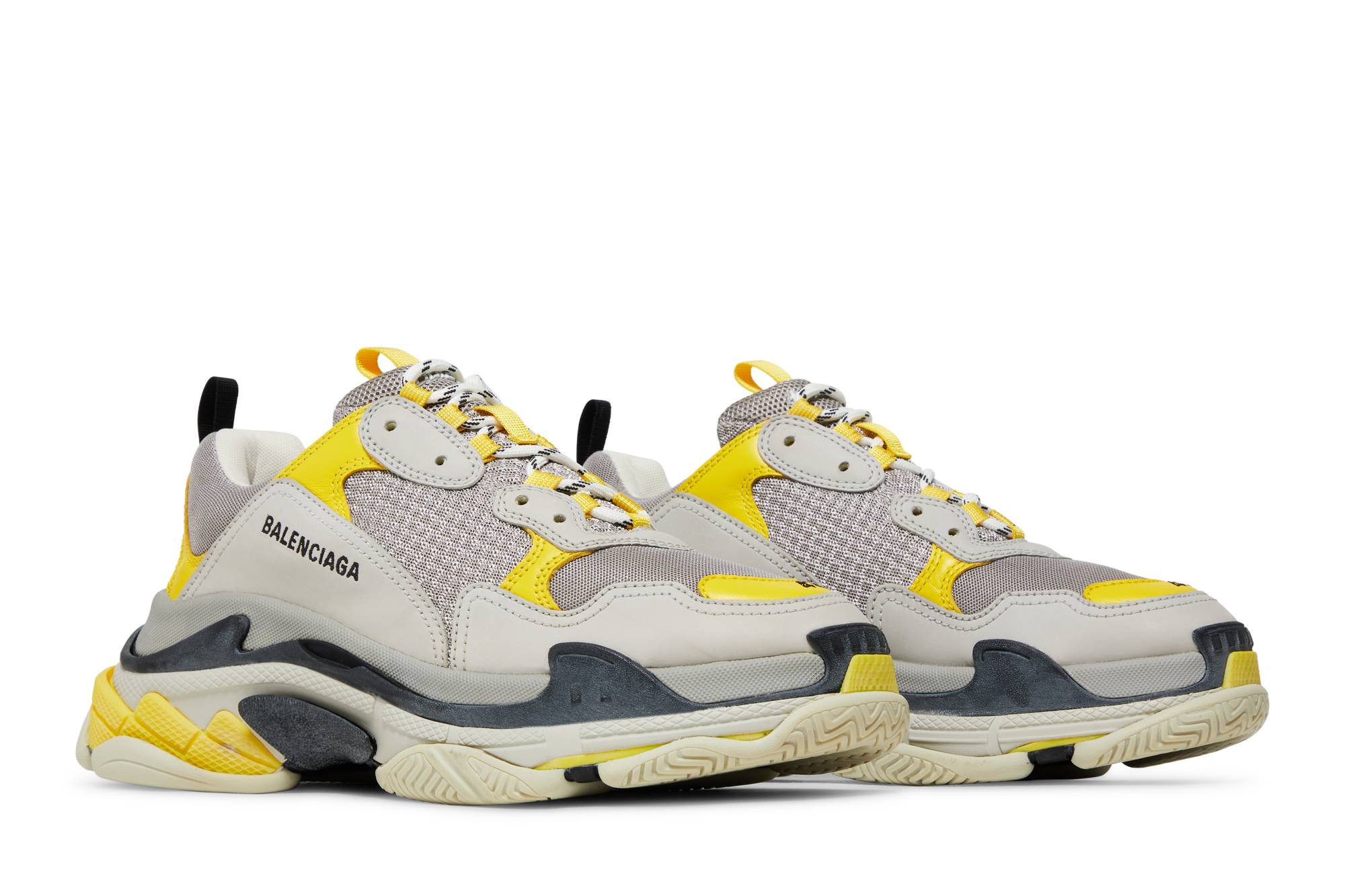 Cheap バレンシアガ トリプルS イエローグレー (2019) 536737W09OH7074