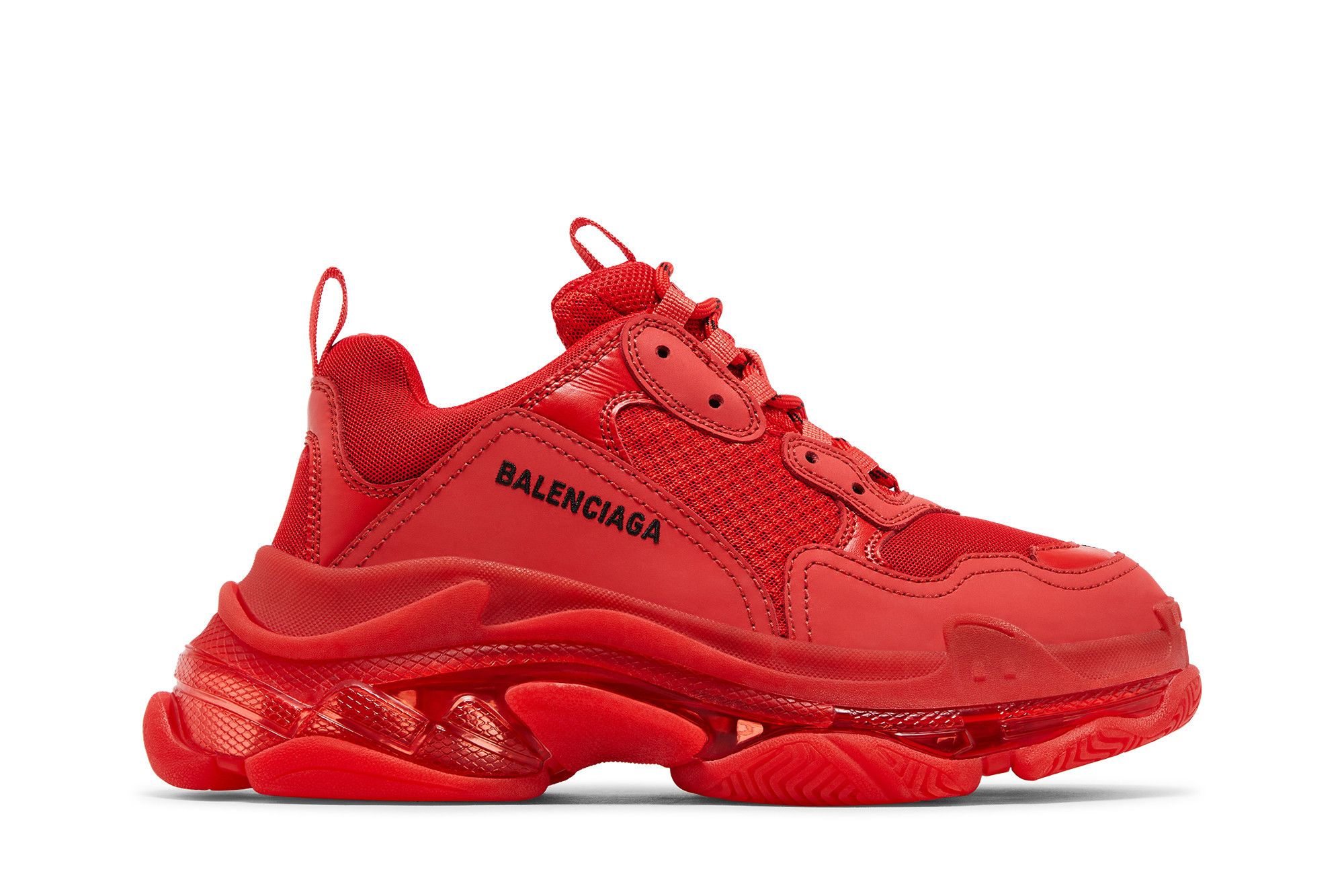 Balenciaga Triple S Clear Sole 'Red' 2019 541624 W09O1 6500
