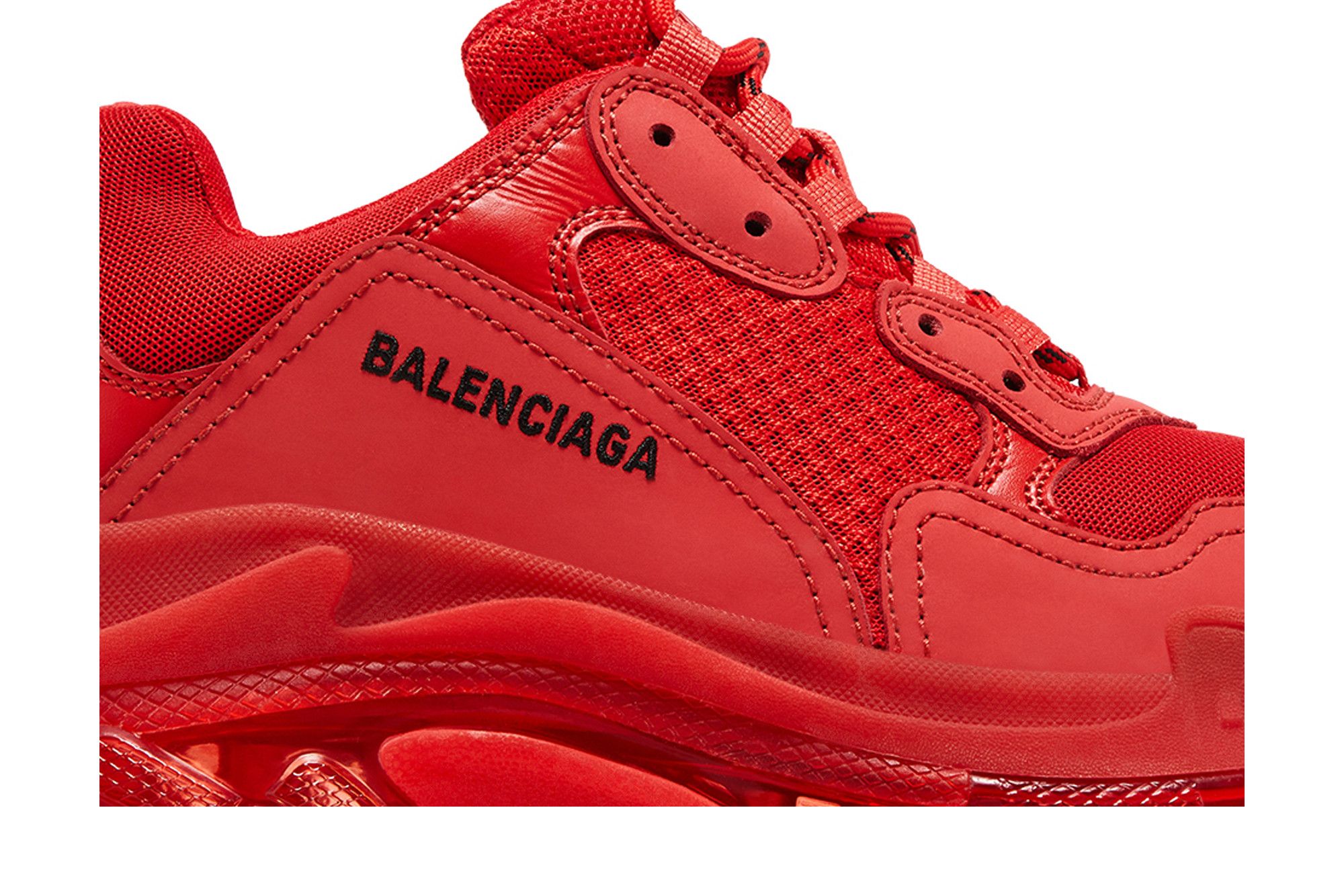 Order バレンシアガ トリプルS クリアソール 赤 (2019) 541624 W09O1 6500