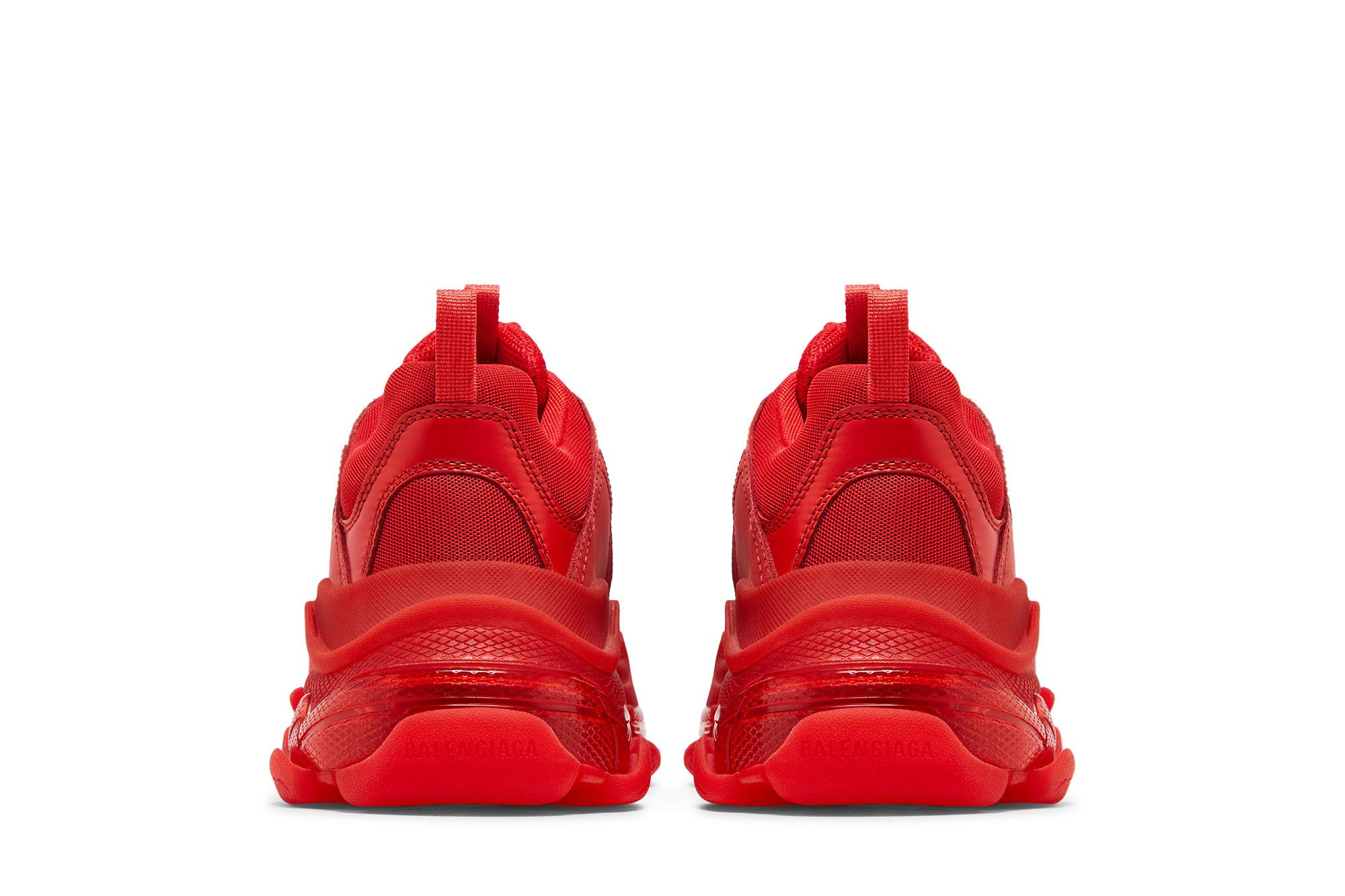 Details for バレンシアガ トリプルS クリアソール 赤 (2019) 541624 W09O1 6500