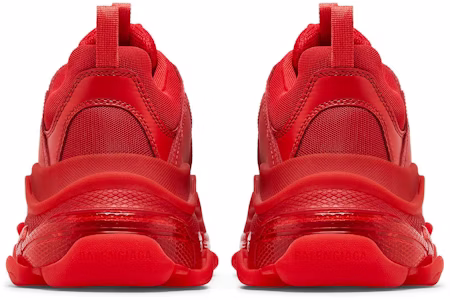 2019 발렌시아가 트리플 S 클리어솔 '레드' 541624 W09O1 6500 Details for 2019 발렌시아가 트리플 S 클리어솔 '레드' 541624 W09O1 6500