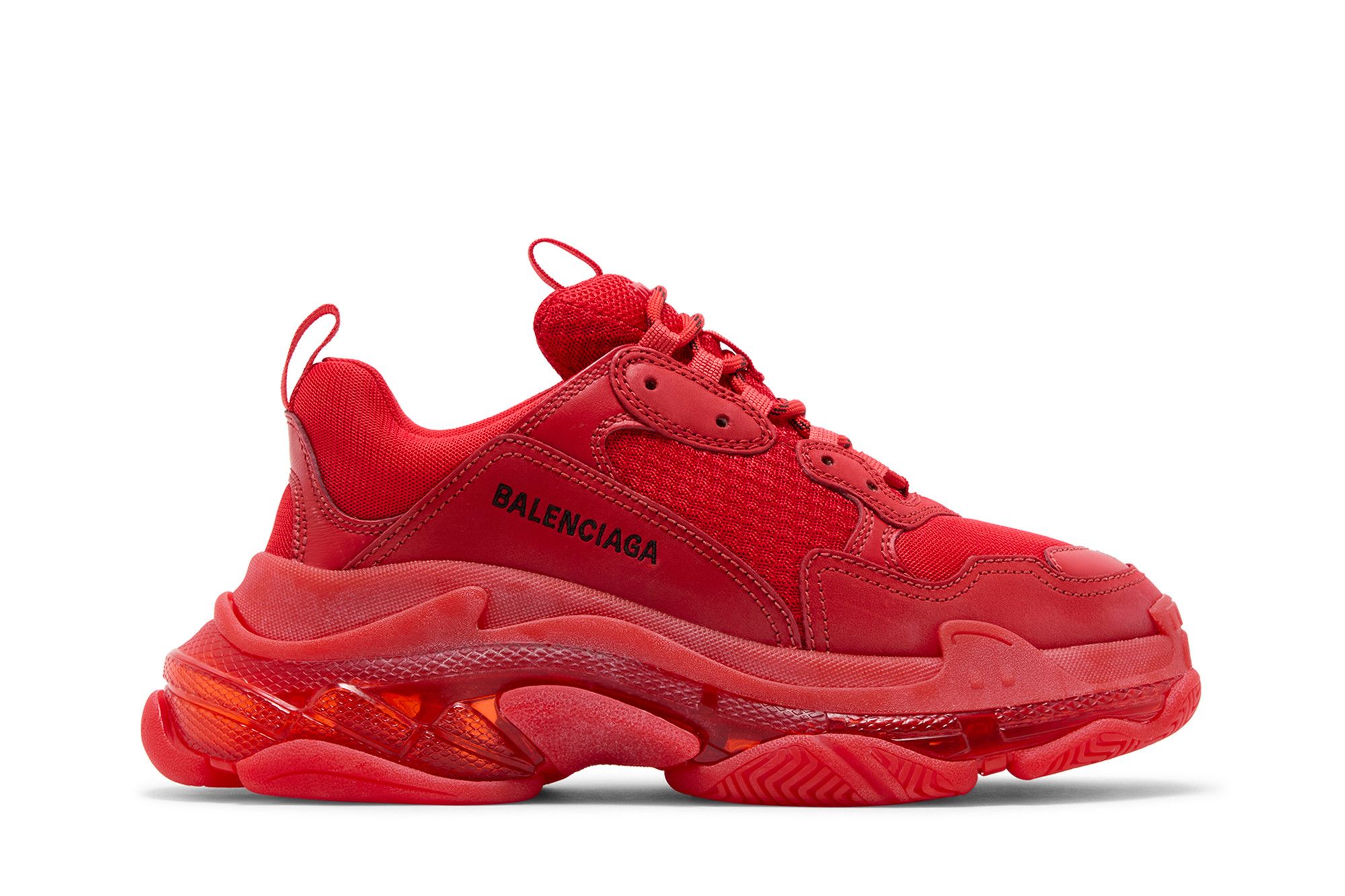 Balenciaga Triple S Clear Sole Sneaker 'Red' 541624-W2CE1-6500
