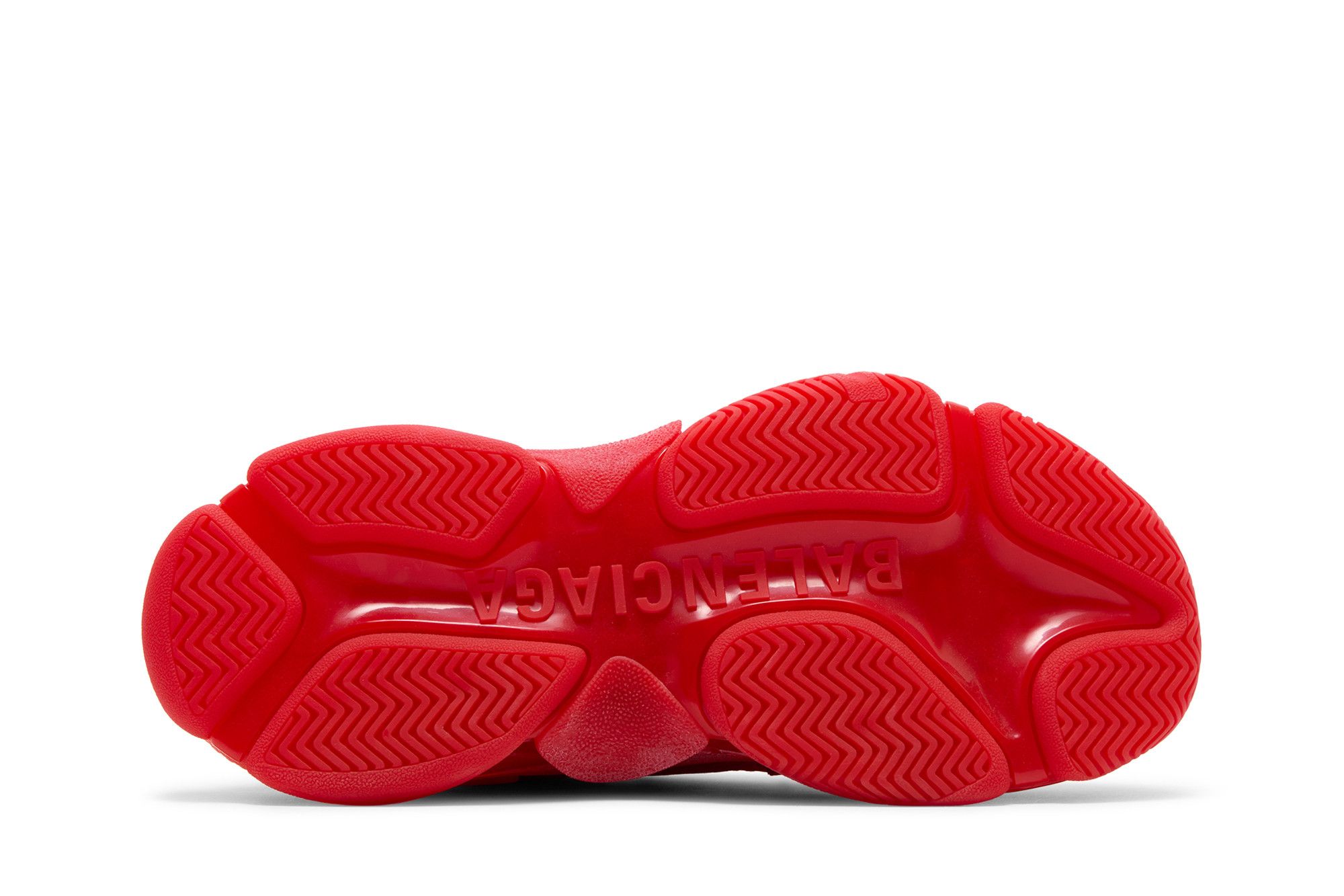 Shop Balenciaga Triple S Semelle Transparente Baskets ''Rouge'' 541624-W2CE1-6500