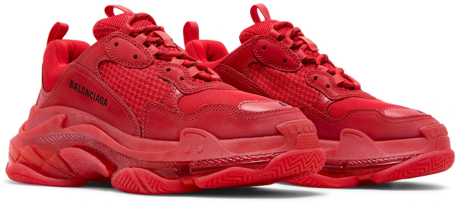 Balenciaga Triple S Semelle Transparente Baskets ''Rouge'' 541624-W2CE1-6500 Cheap Balenciaga Triple S Semelle Transparente Baskets ''Rouge'' 541624-W2CE1-6500