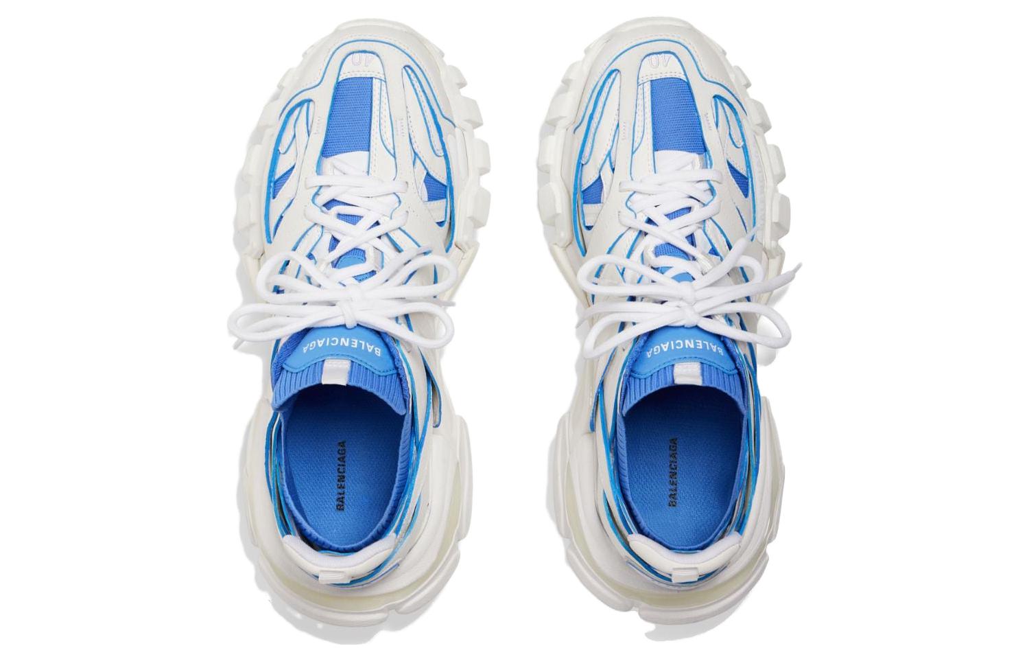 Shop Balenciaga Triple S Rendah 'Biru Putih' 736330W3SKC