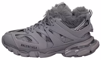 Balenciaga Track Sneaker 'Fake Fur - Grey' 668556W3CQ11800 Balenciaga Track Sneaker 'Fake Fur - Grey' 668556W3CQ11800