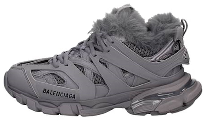 Balenciaga Track Sneaker 'Fake Fur - Grey' 668556W3CQ11800 Buy Balenciaga Track Sneaker 'Fake Fur - Grey' 668556W3CQ11800